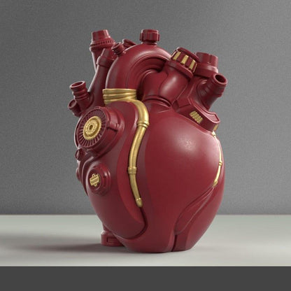 Vase de luxe tendance en forme de coeur artistique 