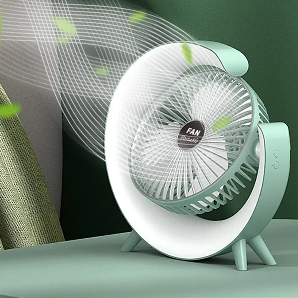 Ventilateur portable FUN-Portable élégant avec un design moderne et un souffle d'air frais, idéal pour un confort optimal