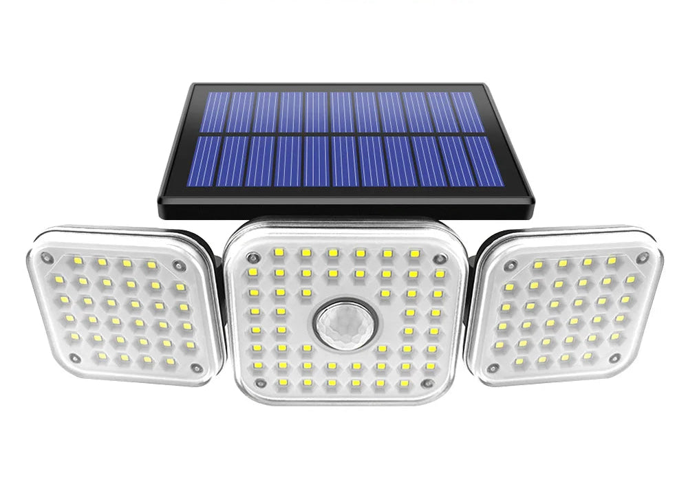 applique murale exterieur solaire 112led