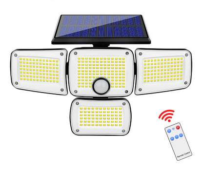 applique murale exterieur solaire 346led