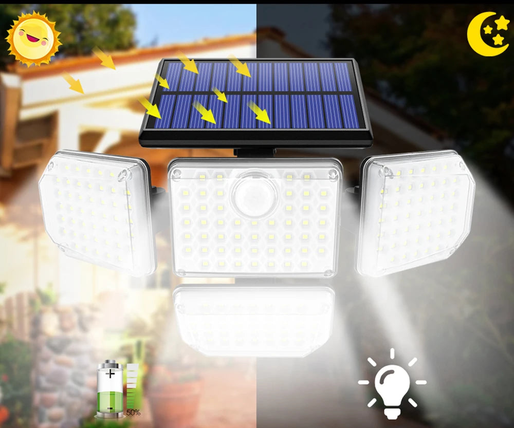 applique murale exterieur solaire