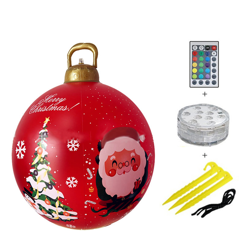 Boule de Noël Lumineuse LED Gonflable - Premium guirlande from Madeco Jardin - Just $29.66! Shop now at Madeco Jardin