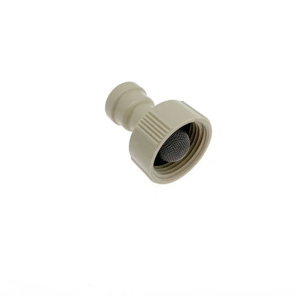 Accessoire pour brumisateur terrasse, en plastique beige avec grille intégrée pour un arrosage efficace