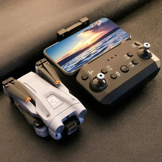 Mini drone enfant effilé et ses commandes, le meilleur mini drone pour debutants, idéal pour apprendre à piloter
