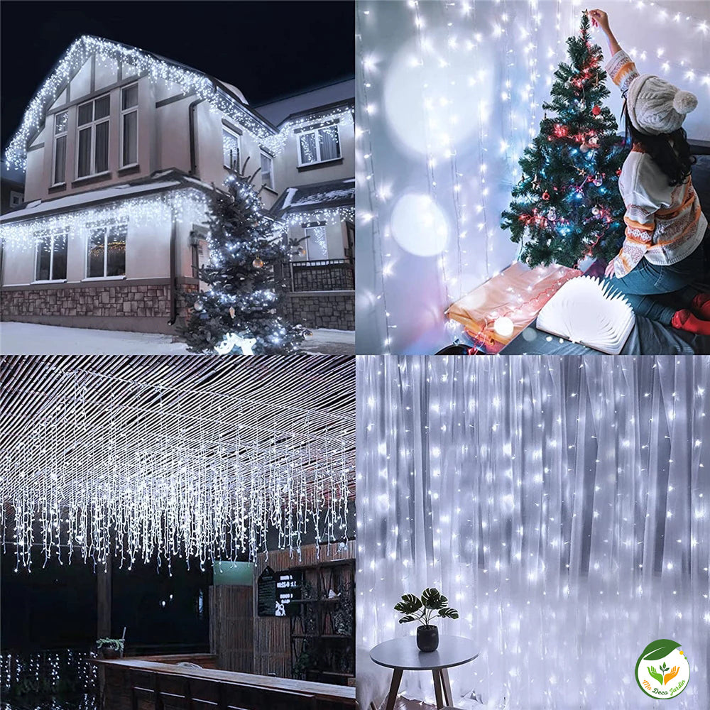 Guirlande Lumineuse en Fil de Cuivre Lumineux LED - Premium guirlande from Madeco Jardin - Just $24.44! Shop now at Madeco Jardin