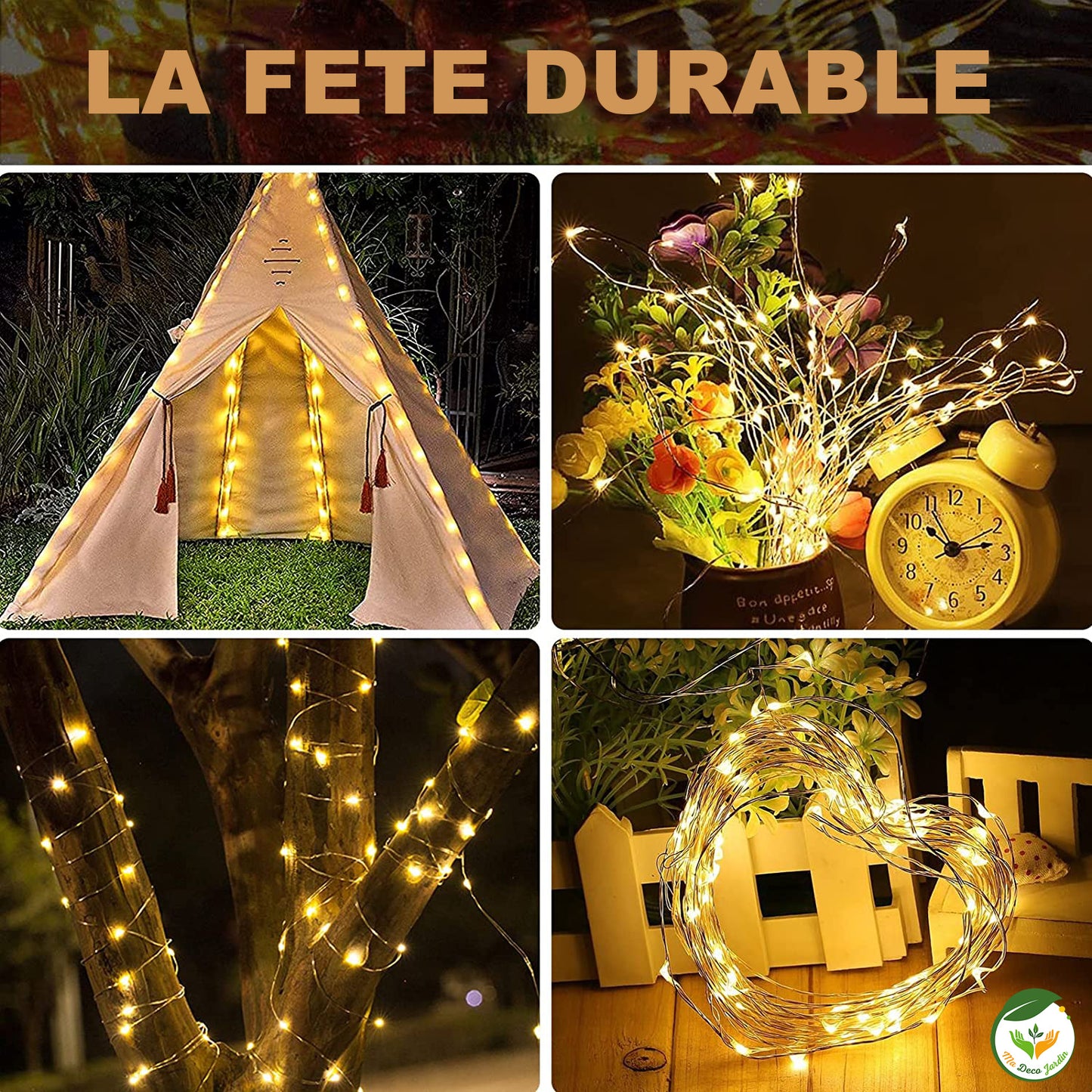 Guirlande Solaire Jardin GOTP - Eclairage Decoratif Exterieur - Premium guirlande from Madeco Jardin - Just $22.46! Shop now at Madeco Jardin