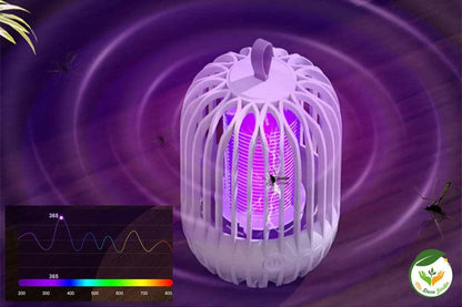 Lampe anti moustiques BIONICCO2 dans un design élégant avec lumière UV pour attirer et éliminer les moustiques