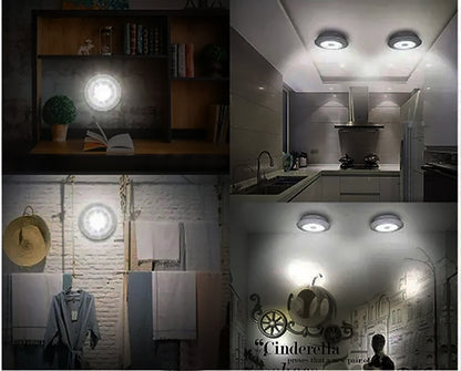 Ensemble de 6 lampes LED dimmables avec contrôle à distance, idéales comme lampes LED pour cuisine, offrant une lumière optimale
