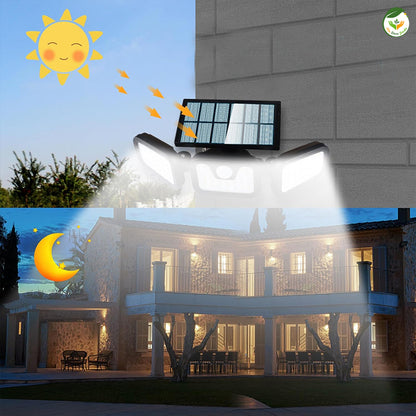Lampes de jardin design émettant une lumière chaleureuse pour illuminer un extérieur moderne de jour comme de nuit