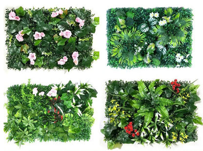 Plante artificielle murale verte 60x40cm, paysage, maison, jardin, 