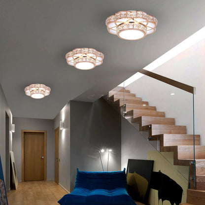 Plafonnier oriental LED Cristal Design Elegant pour Decor Modern 