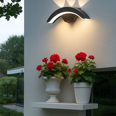 Applique murale pour extérieur | Trirayon Élégance