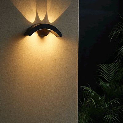 Applique murale pour extérieur | Trirayon Élégance