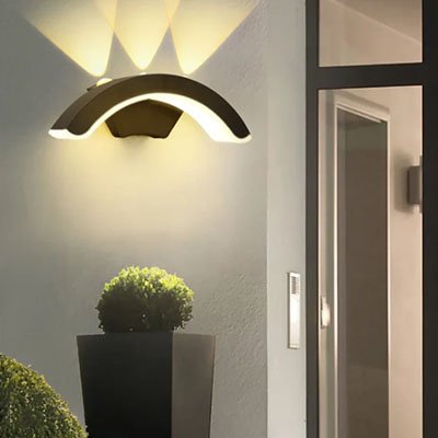 Applique murale pour extérieur | Trirayon Élégance