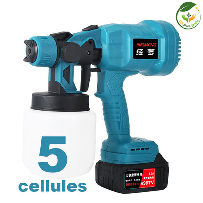 Pistolet Peinture Sans Fil Haute Performance 