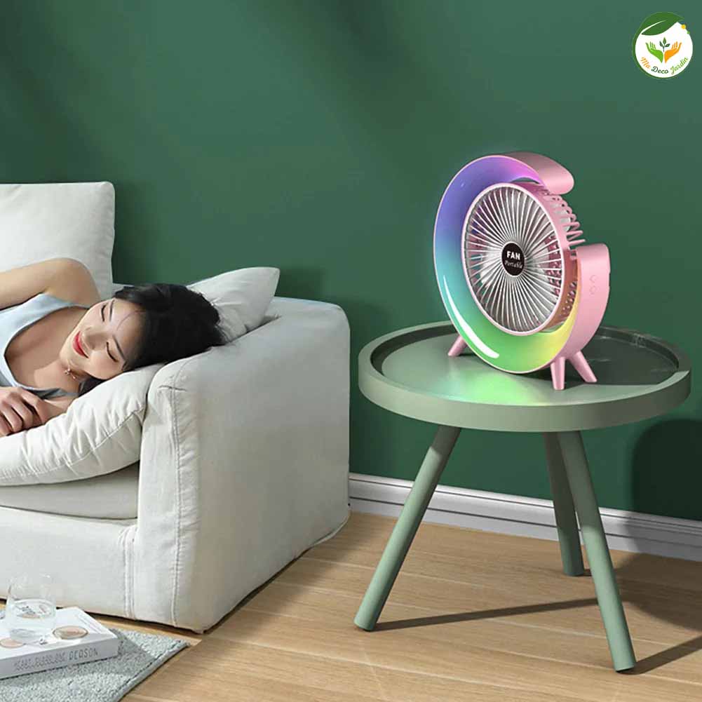 Ventilateur-led-portable-chambre