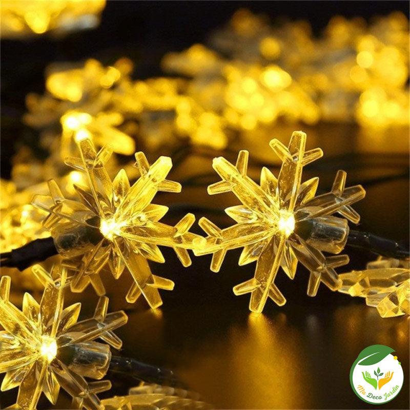 Guirlande Lumineuse Jardin en LED avec Etoiles Eclatantes