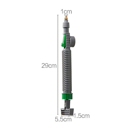 Pompe haute pression jardin compacte et efficace avec manomètre et réglage de pression pour un nettoyage optimal